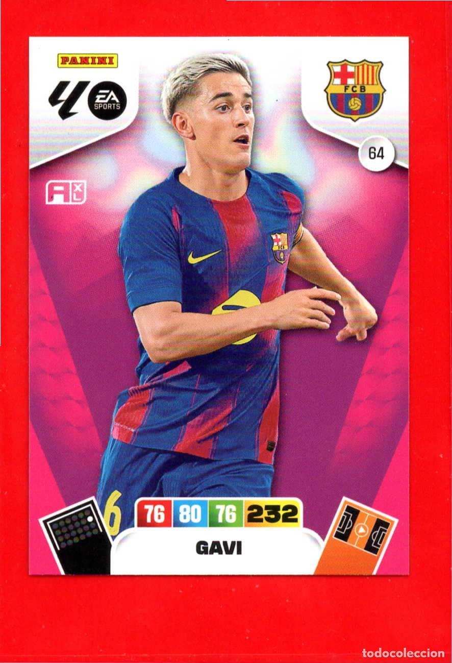 Fu&szlig;ball-Sticker: 64 Gavi - F.C. BARCELONA - Adrenalyn Liga 2026 25 26