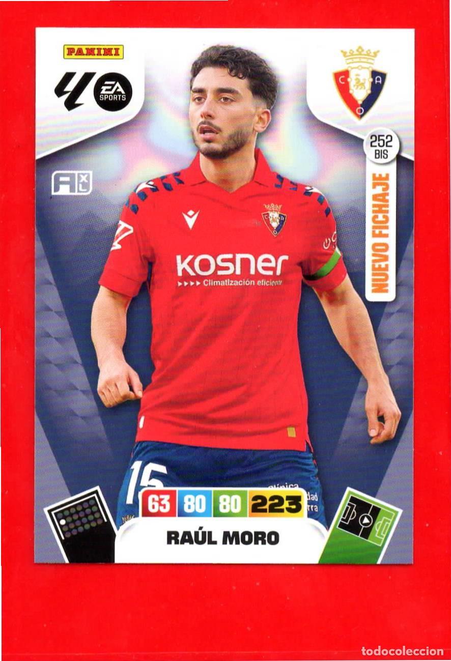 Fu&szlig;ball-Sticker: 252 BIS Ra&uacute;l Moro - C.A. OSASUNA - Nuevo Fichaje - Adr Plus - Adrenalyn Liga 2026 25 26 252BIS