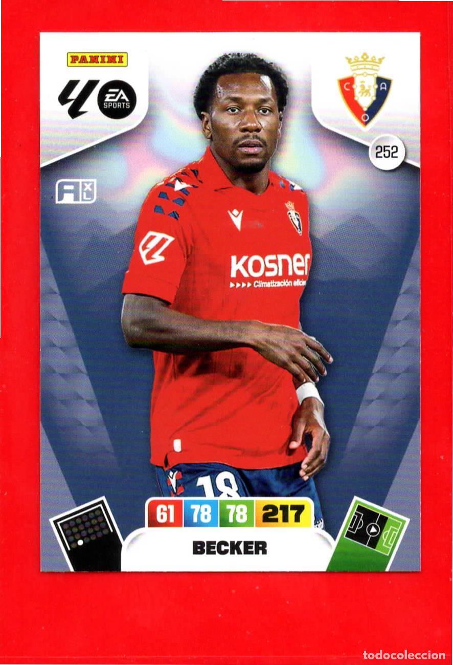 Fu&szlig;ball-Sticker: 252 Becker - C.A. OSASUNA - Adrenalyn Liga 2026 25 26