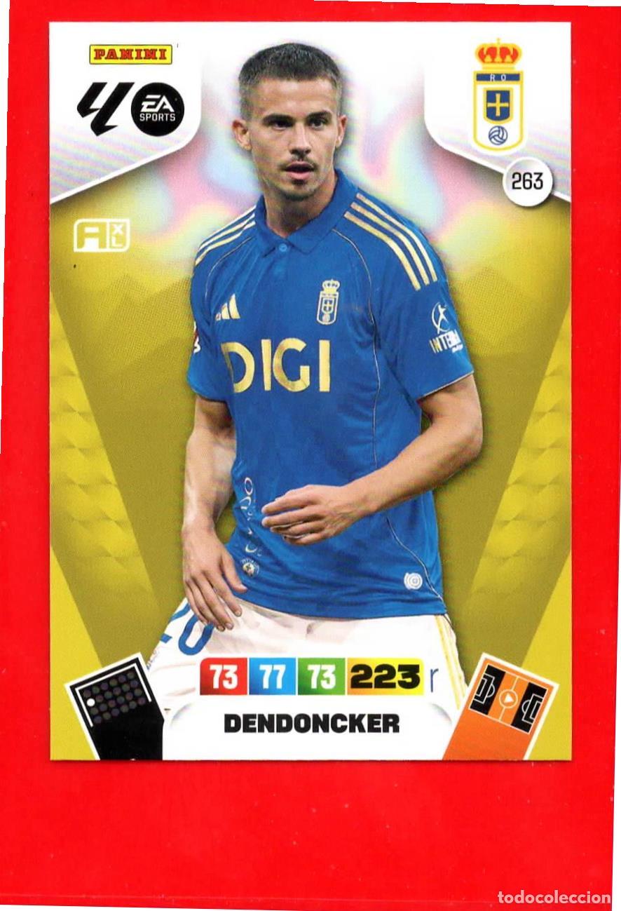 Cromos de F&uacute;tbol: 263 Dendoncker - REAL OVIEDO - Adrenalyn Liga 2026 25 26