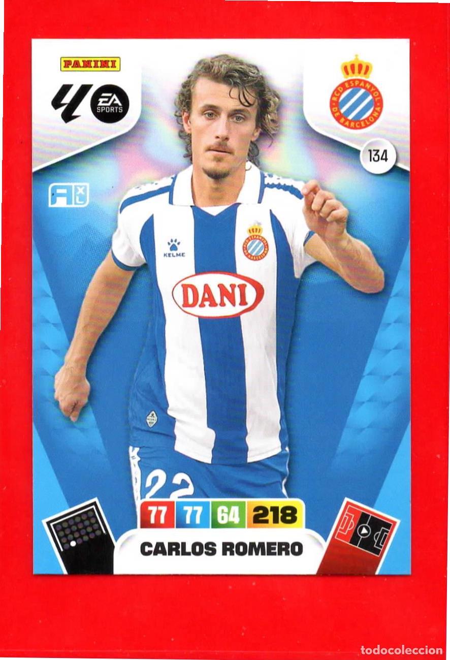Cromos de F&uacute;tbol: 134 Carlos Romero - R.C.D. ESPANYOL - Adrenalyn Liga 2026 25 26