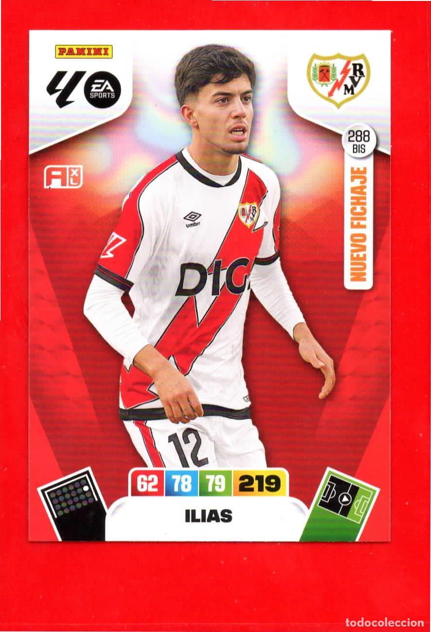 Cromos de F&uacute;tbol: 288 BIS Ilias - RAYO VALLECANO - Nuevo Fichaje - Adr Plus - Adrenalyn Liga 2026 25 26 288BIS