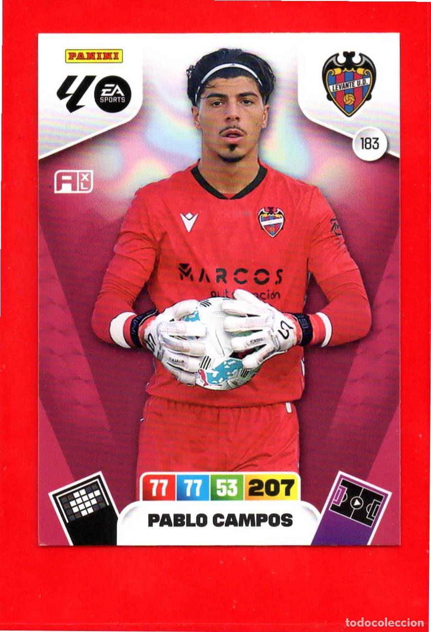 Cartes &agrave; collectionner de Football: 183 Pablo Campos - LEVANTE U.D. - Adrenalyn Liga 2026 25 26