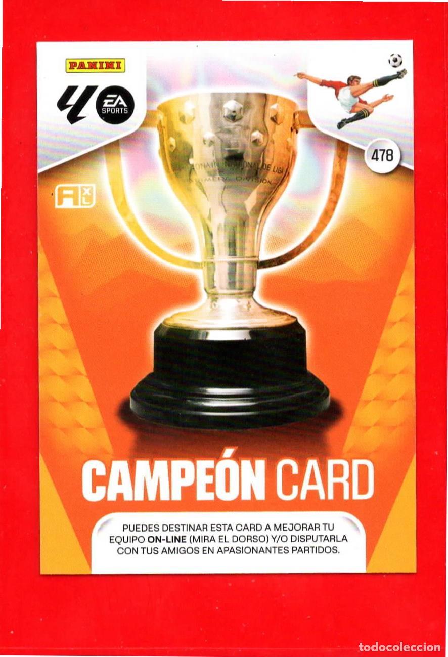 Fu&szlig;ball-Sticker: 478 Campe&oacute;n Card - Campe&oacute;n Card - Adrenalyn Liga 2026 25 26