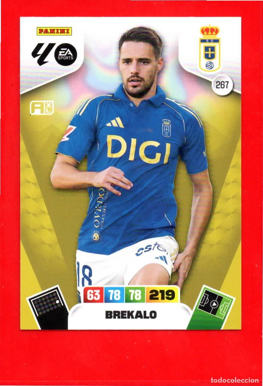 Football Stickers: 267 Brekalo - REAL OVIEDO - Adrenalyn Liga 2026 25 26