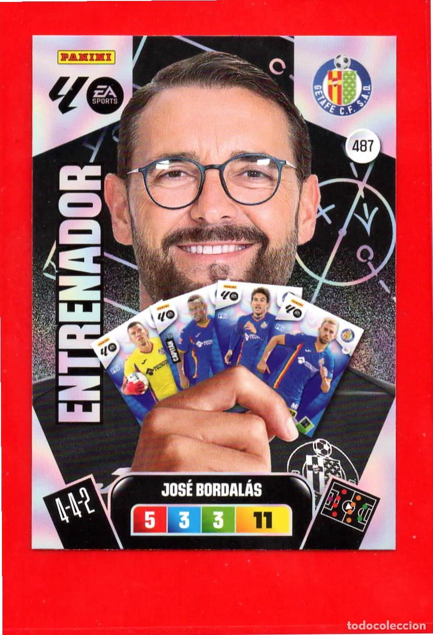 Cromos de F&uacute;tbol: 487 Jos&eacute; Bordalas - GETAFE CF - Entrenador - Adr Plus - Adrenalyn Liga 2026 25 26