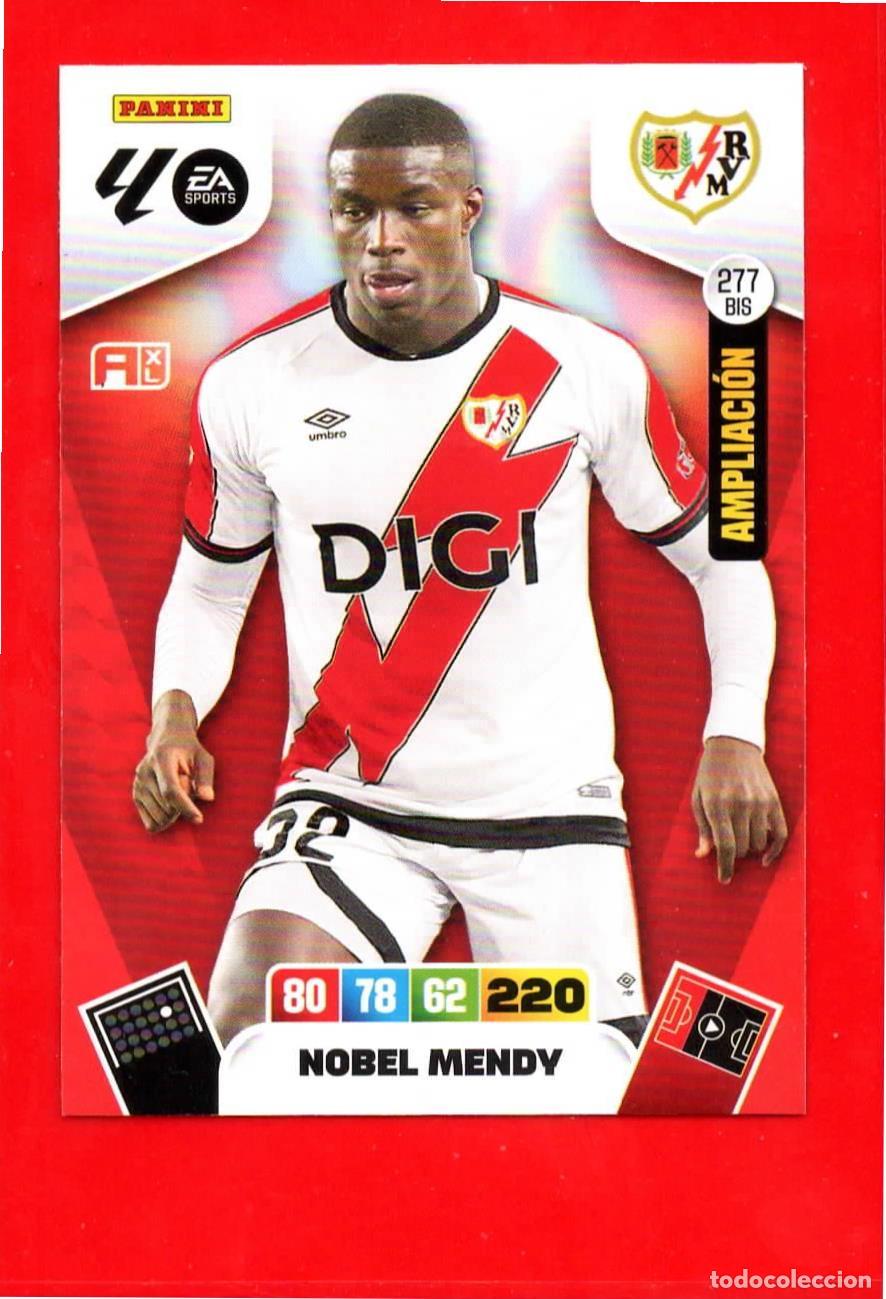 Cromos de F&uacute;tbol: 277 BIS Nobel Mendy - RAYO VALLECANO - Ampliaci&oacute;n - Adr Plus - Adrenalyn Liga 2026 25 26 277BIS