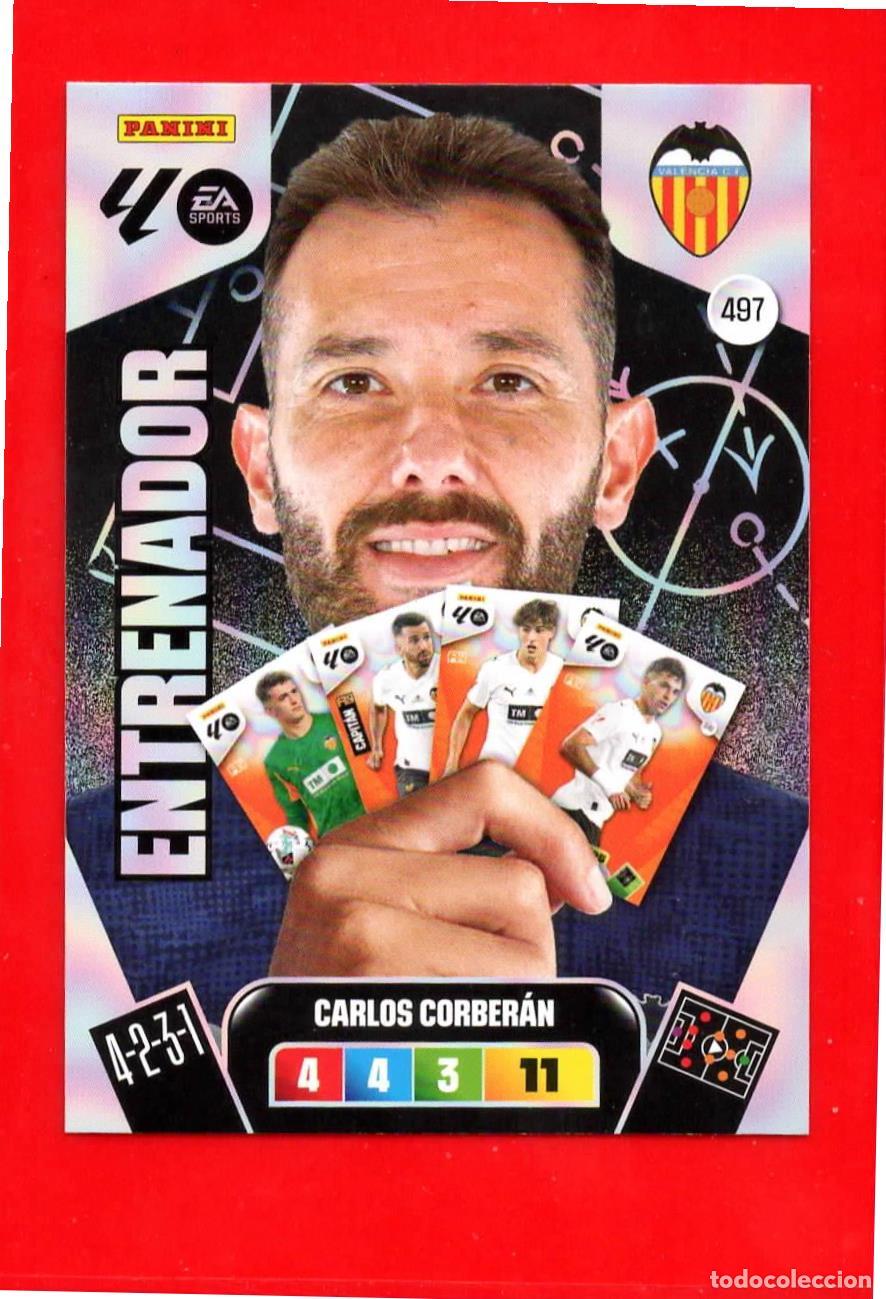 Cromos de F&uacute;tbol: 497 Carlos Corber&aacute;n - VALENCIA CF - Entrenador - Adr Plus - Adrenalyn Liga 2026 25 26
