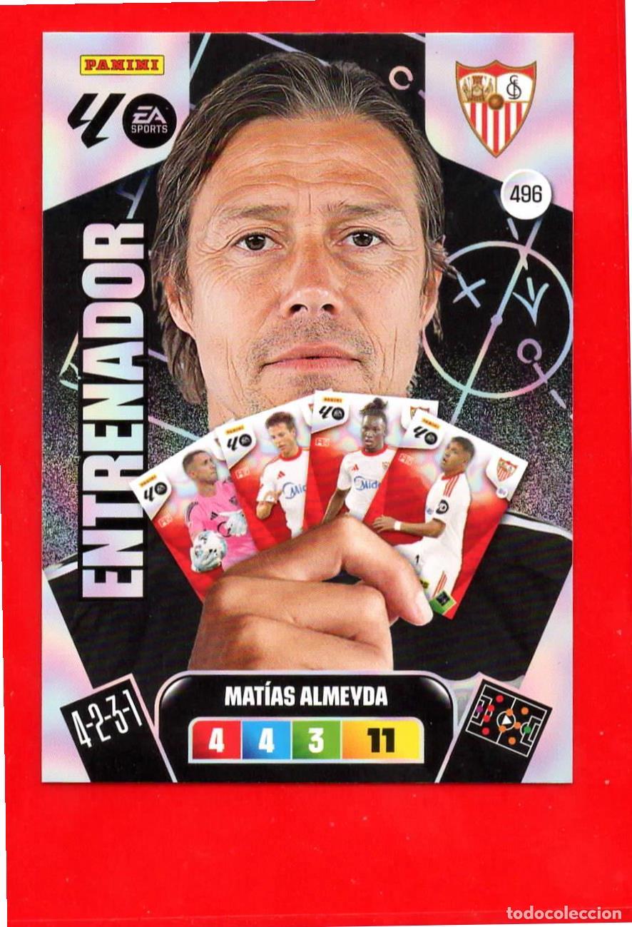 Cromos de F&uacute;tbol: 496 Mat&iacute;as Almeyda - SEVILLA F.C. - Entrenador - Adr Plus - Adrenalyn Liga 2026 25 26
