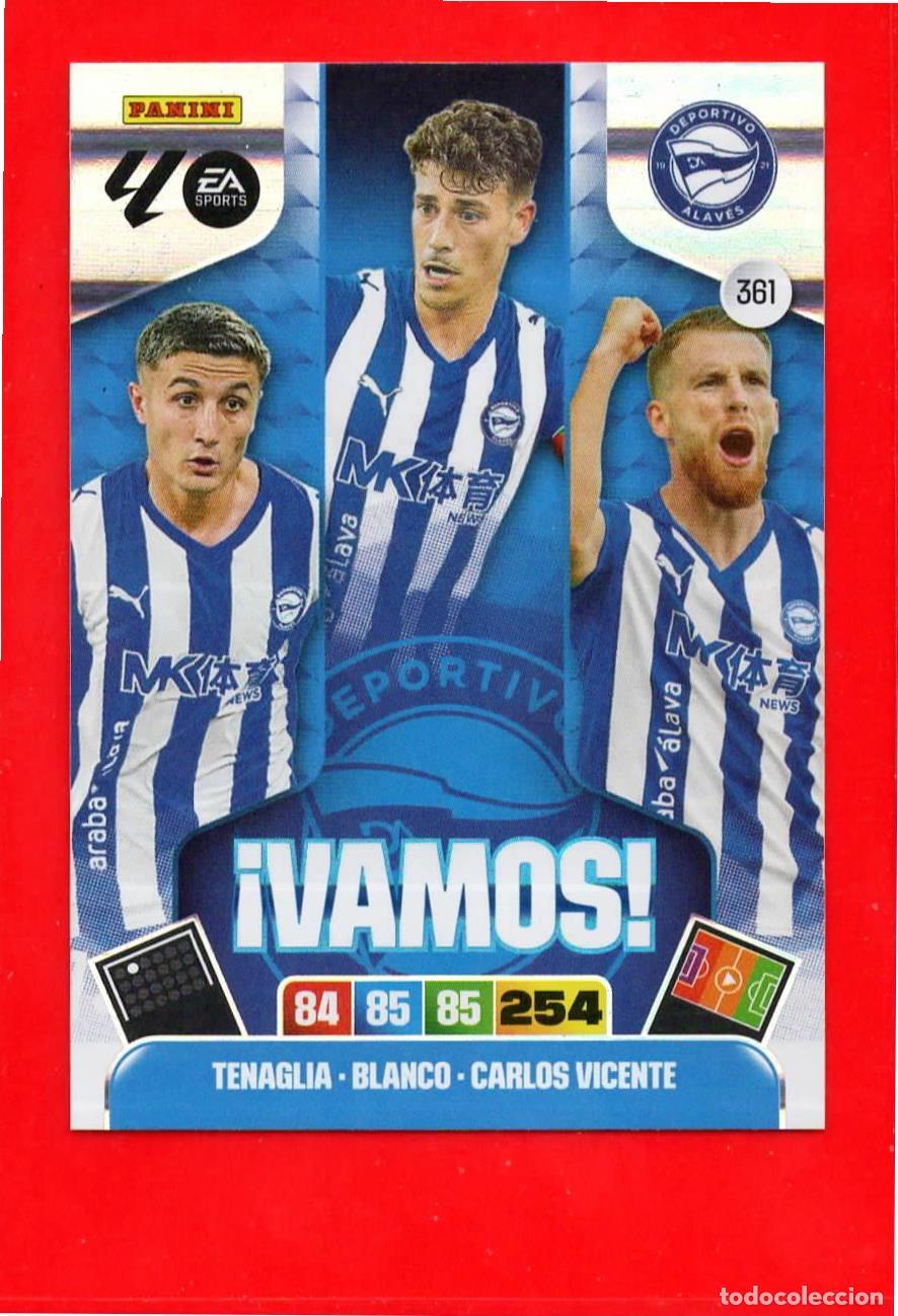 Cartes &agrave; collectionner de Football: 361 Tenaglia / Blanco / Carlos Vicente - C.D. ALAVES - &iexcl;Vamos! - Adrenalyn Liga 2026 25 26