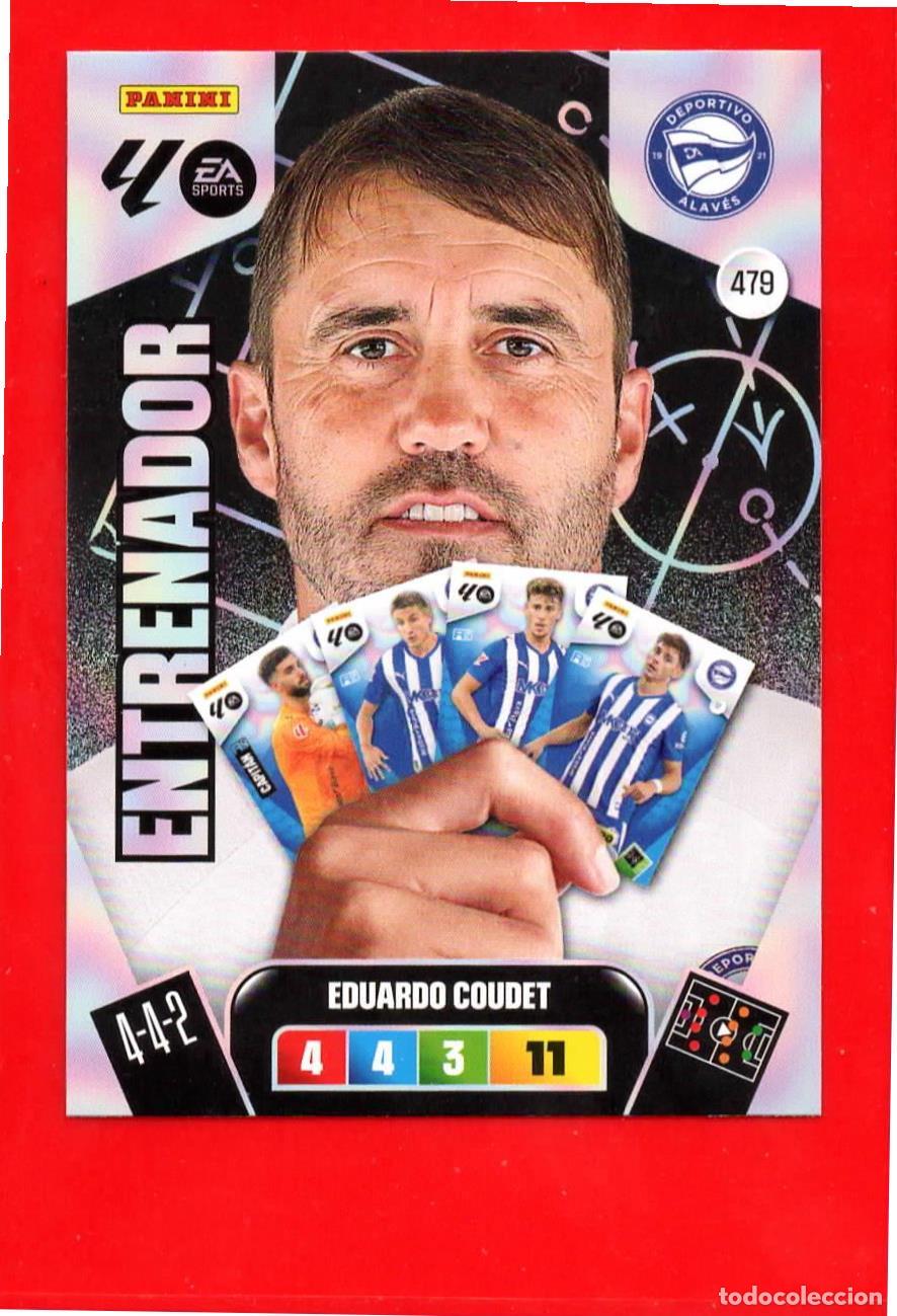 Cromos de F&uacute;tbol: 479 Eduardo Coudet - C.D. ALAVES - Entrenador - Adr Plus - Adrenalyn Liga 2026 25 26