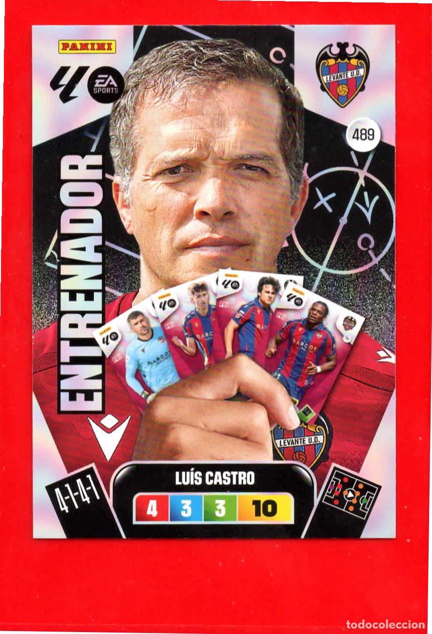 Cromos de F&uacute;tbol: 489 Luis Castro - LEVANTE U.D. - Entrenador - Adr Plus - Adrenalyn Liga 2026 25 26