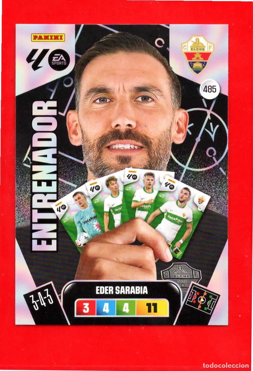 Cromos de F&uacute;tbol: 485 Eder Sarabia - ELCHE CF - Entrenador - Adr Plus - Adrenalyn Liga 2026 25 26