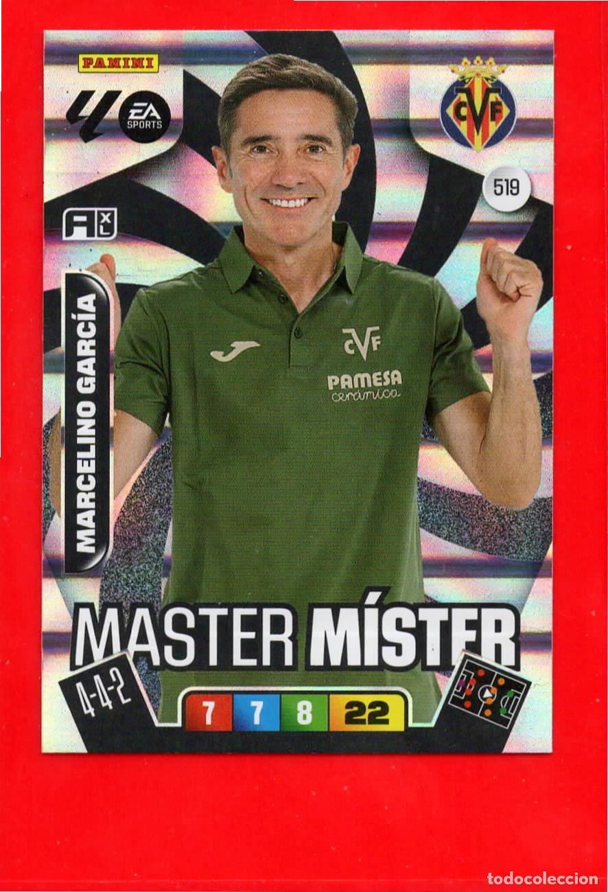 Cromos de F&uacute;tbol: 519 Marcelino Garc&iacute;a - VILLARREAL CF - Master M&iacute;ster - Adr Plus - Adrenalyn Liga 2026 25 26