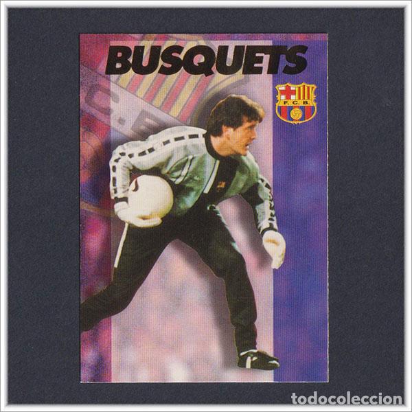 Cromos de F&uacute;tbol: COLECCI&Oacute;N OFICIAL FC BARCELONA 1996 1997 96 97 PANINI BUSQUETS N&ordm; 48 CARD LIGA ALBUM BAR&Ccedil;A