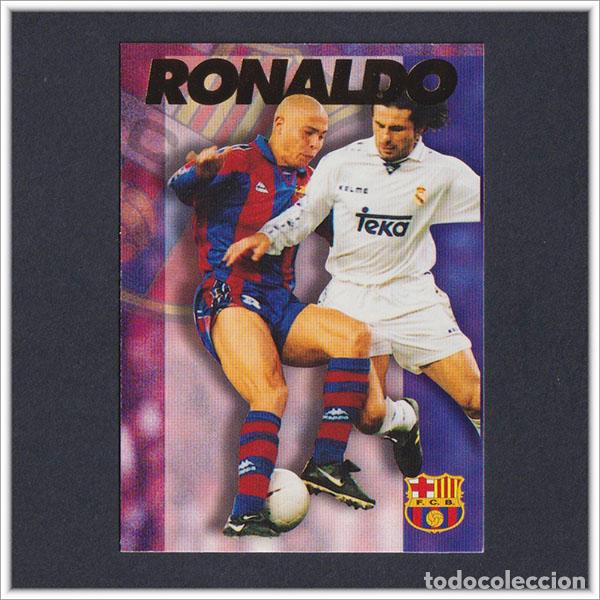 Football Stickers: COLECCI&Oacute;N OFICIAL FC BARCELONA 1996 1997 96 97 PANINI RONALDO NAZARIO 44 CARD LIGA ALBUM BAR&Ccedil;A
