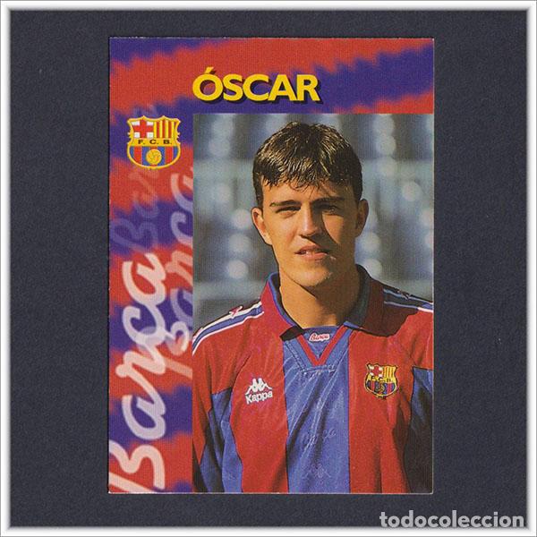 Cromos de F&uacute;tbol: COLECCI&Oacute;N OFICIAL FC BARCELONA 1996 1997 96 97 PANINI OSCAR N&ordm; 26 CARD LIGA ALBUM BAR&Ccedil;A