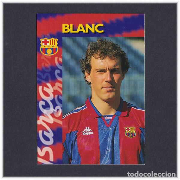 Cromos de F&uacute;tbol: COLECCI&Oacute;N OFICIAL FC BARCELONA 1996 1997 96 97 PANINI BLANC N&ordm; 25 CARD LIGA ALBUM BAR&Ccedil;A