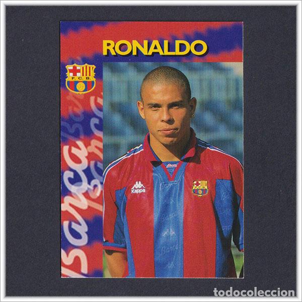 Cromos de F&uacute;tbol: COLECCI&Oacute;N OFICIAL FC BARCELONA 1996 1997 96 97 PANINI RONALDO NAZARIO 20 CARD LIGA ALBUM BAR&Ccedil;A