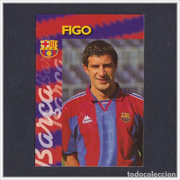 Cromos de F&uacute;tbol: COLECCI&Oacute;N OFICIAL FC BARCELONA 1996 1997 96 97 PANINI LUIS FIGO N&ordm; 18 CARD LIGA ALBUM BAR&Ccedil;A
