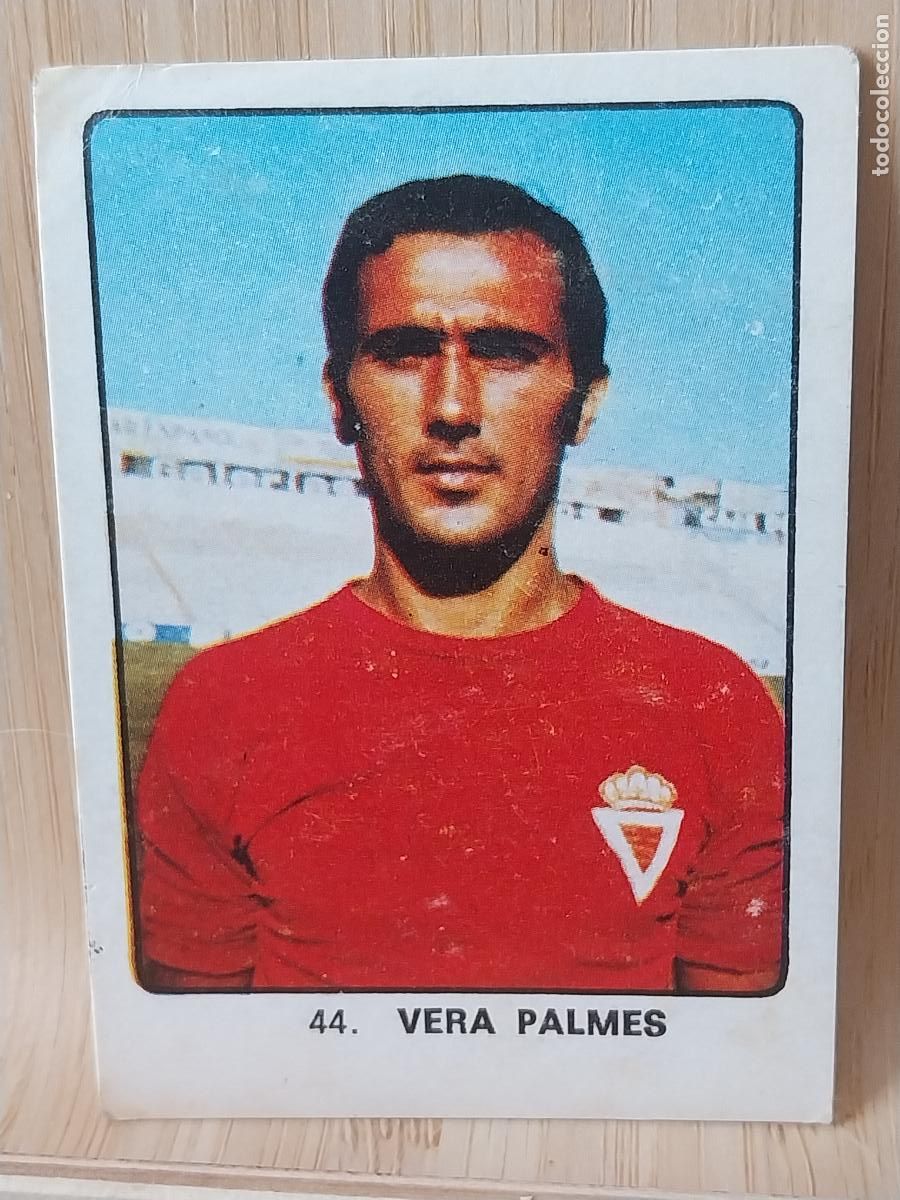 Cromos de F&uacute;tbol: VERA PALMES MURCIA A&Ntilde;O 1974 CAMPEONES DEPORTE MUNDIAL KEISA CROMO 44 * SIN PEGAR NUNCA ORIGINAL
