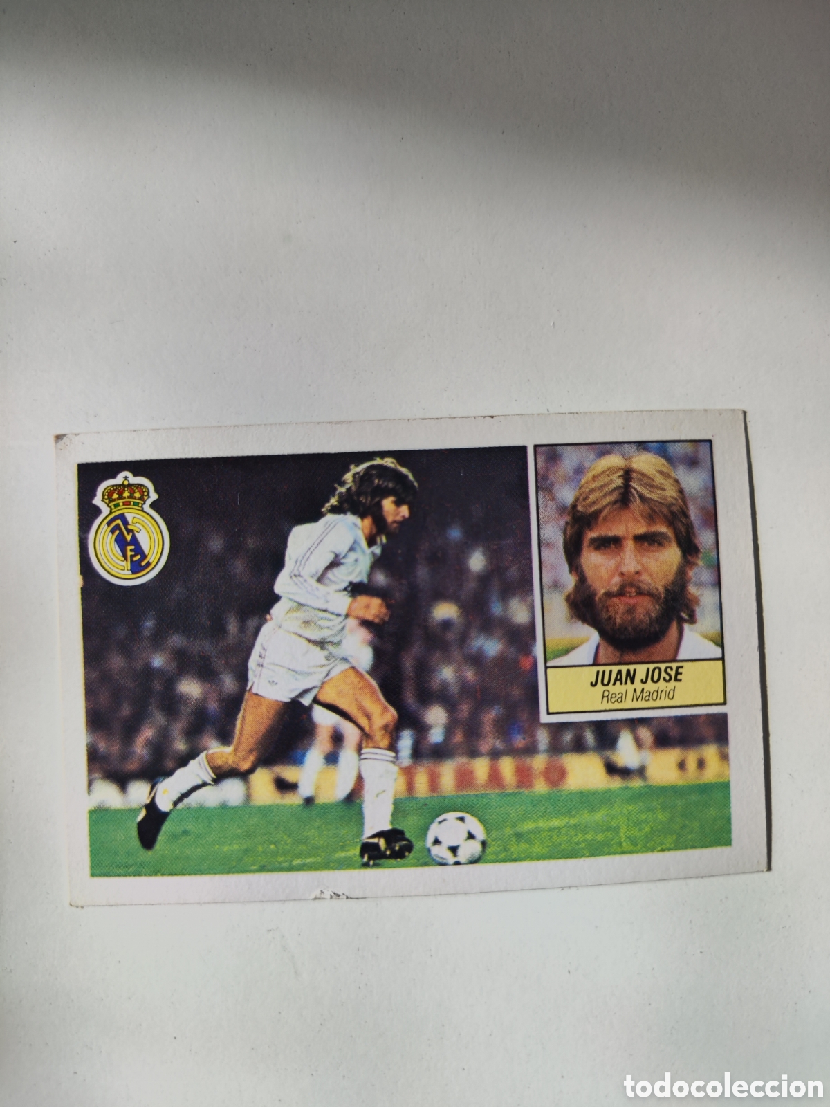 Cromos de F&uacute;tbol: Este 84 85 sin pegar Real Madrid Juan Jos&eacute; baja