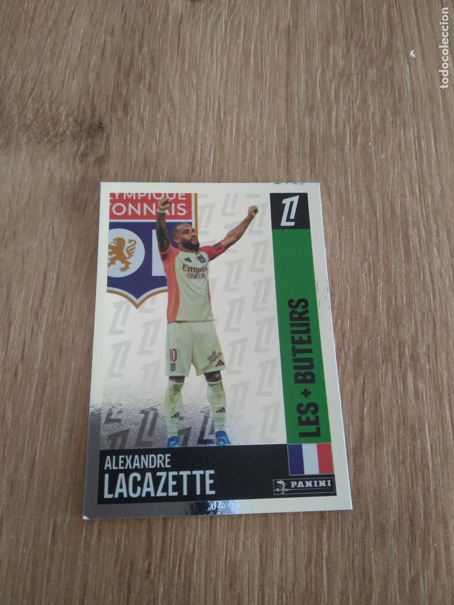 Football Stickers: 204 LACAZETTE OLYMPIQUE LYON CROMO FUTBOL PANINI LIGUE 1 FOOT 24-25 LIGA FRANCIA 2024-2025