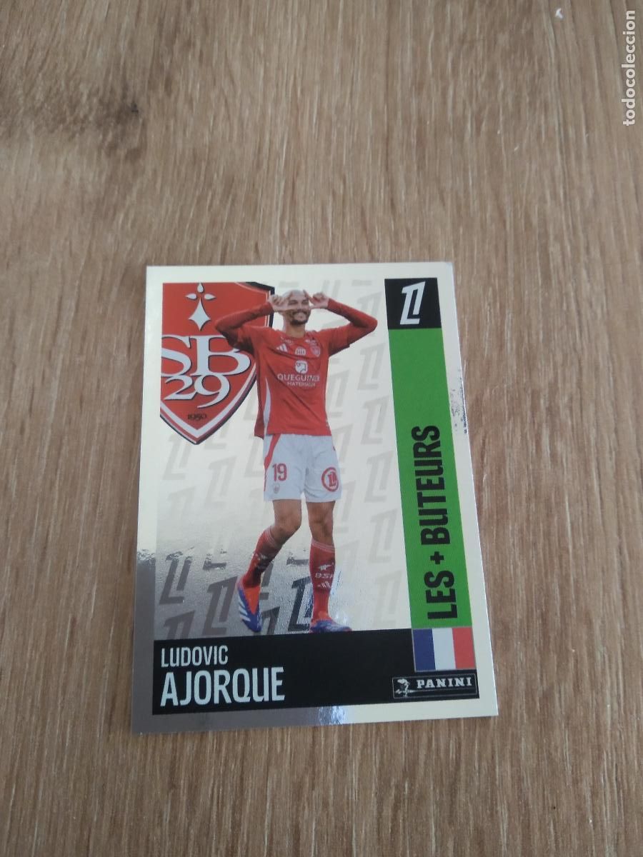 Football Stickers: 211 LUDOVIC AJORQUE STADE BRESTOIS CROMO FUTBOL PANINI LIGUE 1 FOOT 24-25 LIGA FRANCIA 2024-2025