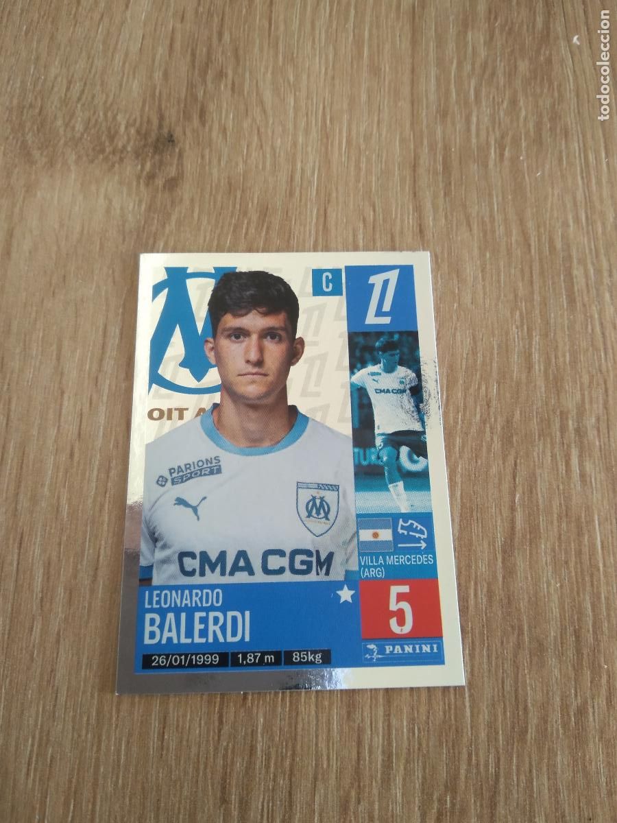 Cromos de Futebol: 215 BALERDI OLYMPIQUE MARSELLA CROMO FUTBOL PANINI LIGUE 1 FOOT 24-25 LIGA FRANCIA 2024-2025
