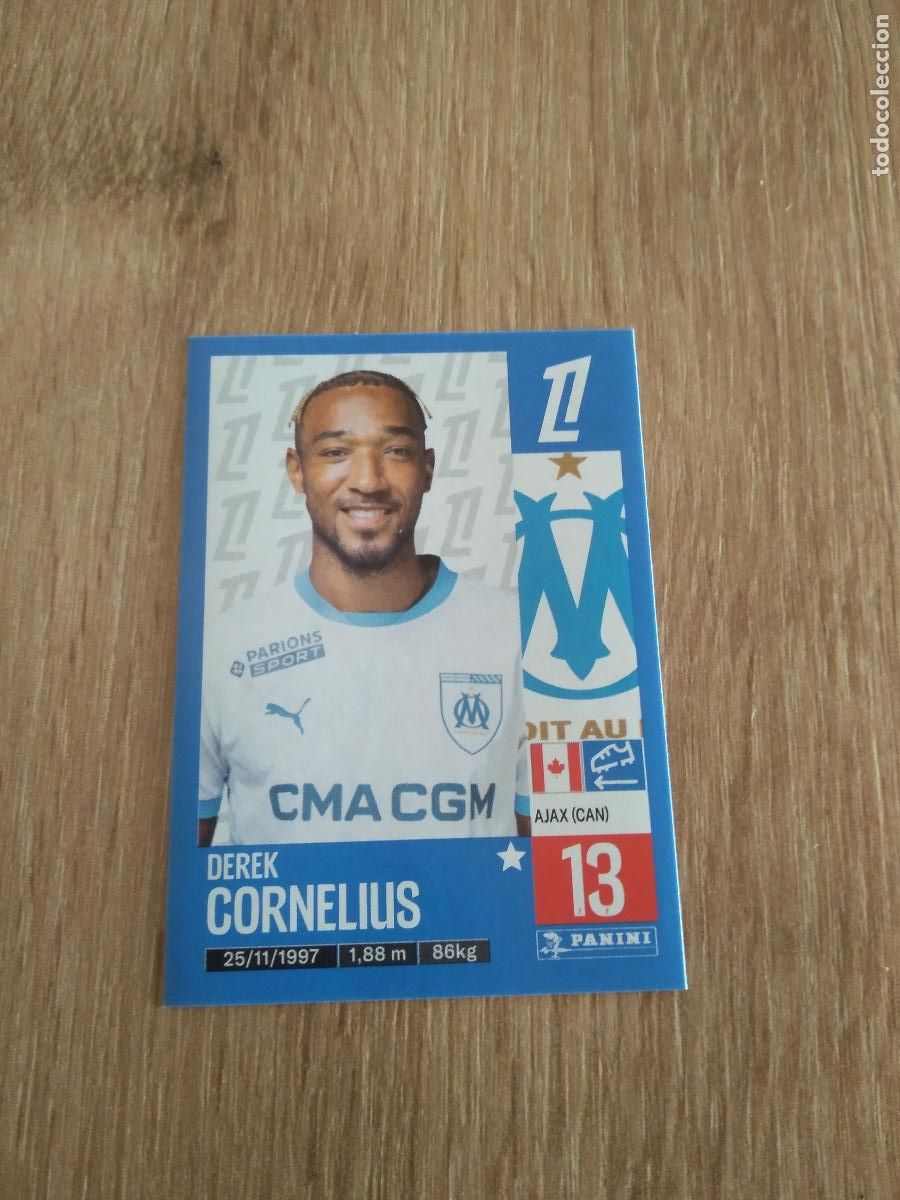 Cromos de Futebol: 217 CORNELIUS OLYMPIQUE MARSELLA CROMO FUTBOL PANINI LIGUE 1 FOOT 24-25 LIGA FRANCIA 2024-2025