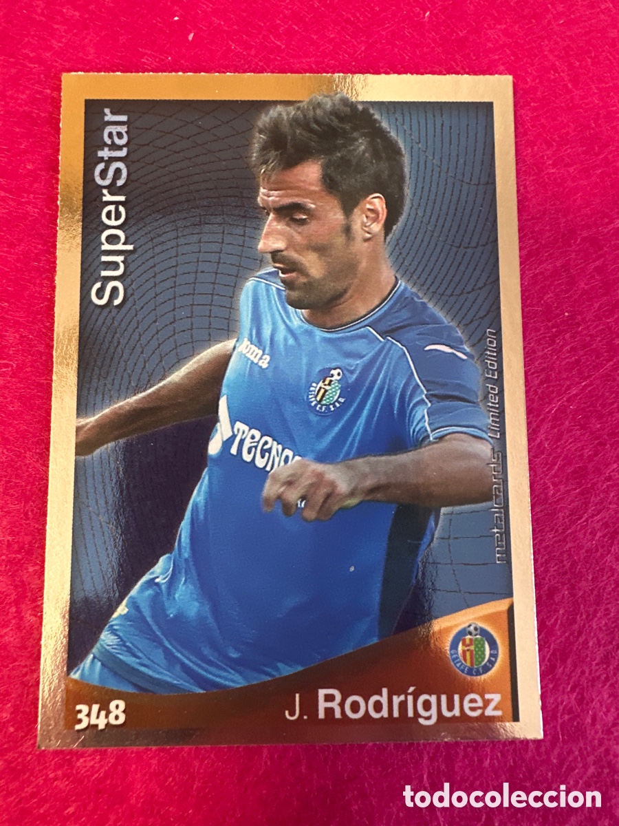 Football Stickers: 348 J.RODR&Iacute;GUEZ (GETAFE) SUPERSTAR MUNDICROMO 2015 QUIZ LIGA 14 15 LIMITED EDITION