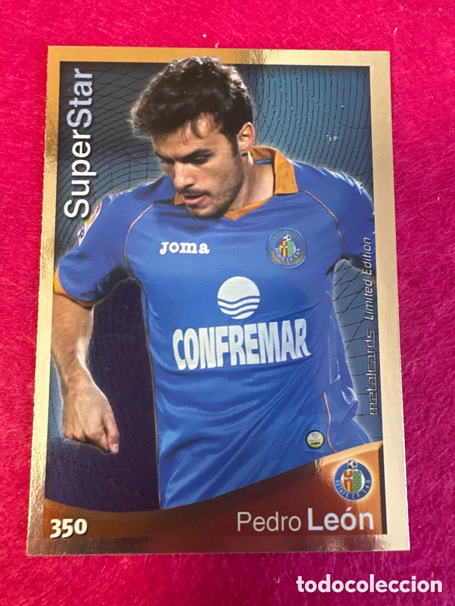 Football Stickers: 350 PEDRO LE&Oacute;N (GETAFE) SUPERSTAR MUNDICROMO 2015 QUIZ LIGA 14 15 LIMITED EDITION
