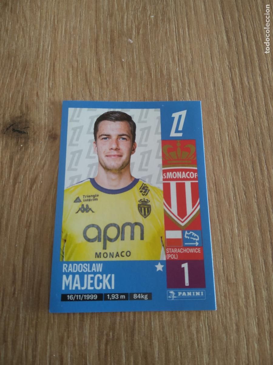Cromos de F&uacute;tbol: 239 RADOSLAW MAJECKI MONACO CROMO FUTBOL PANINI LIGUE 1 FOOT 24-25 LIGA FRANCIA 2024-2025