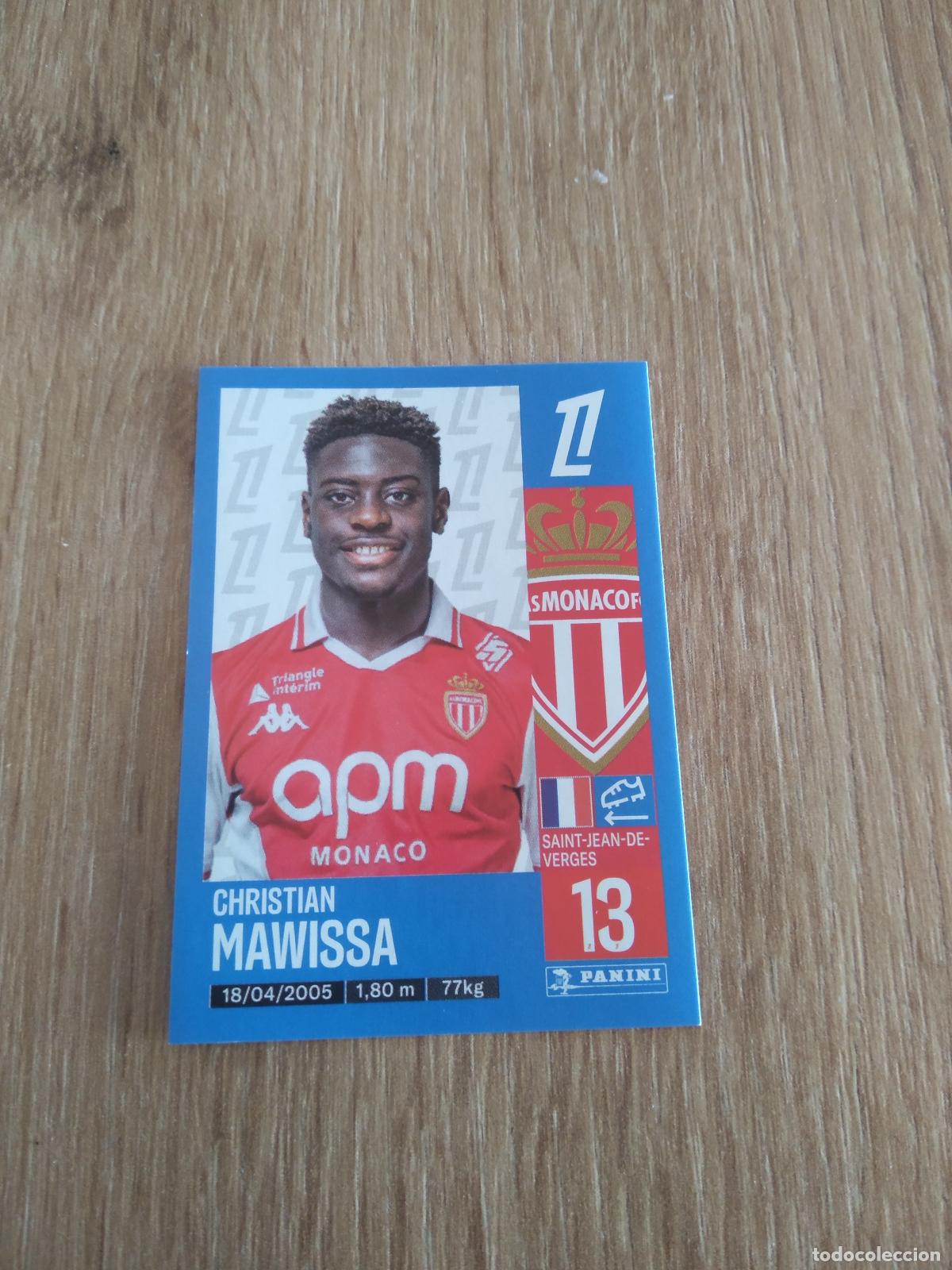 Cromos de F&uacute;tbol: 243 CHRISTIAN MAWISSA MONACO CROMO FUTBOL PANINI LIGUE 1 FOOT 24-25 LIGA FRANCIA 2024-2025