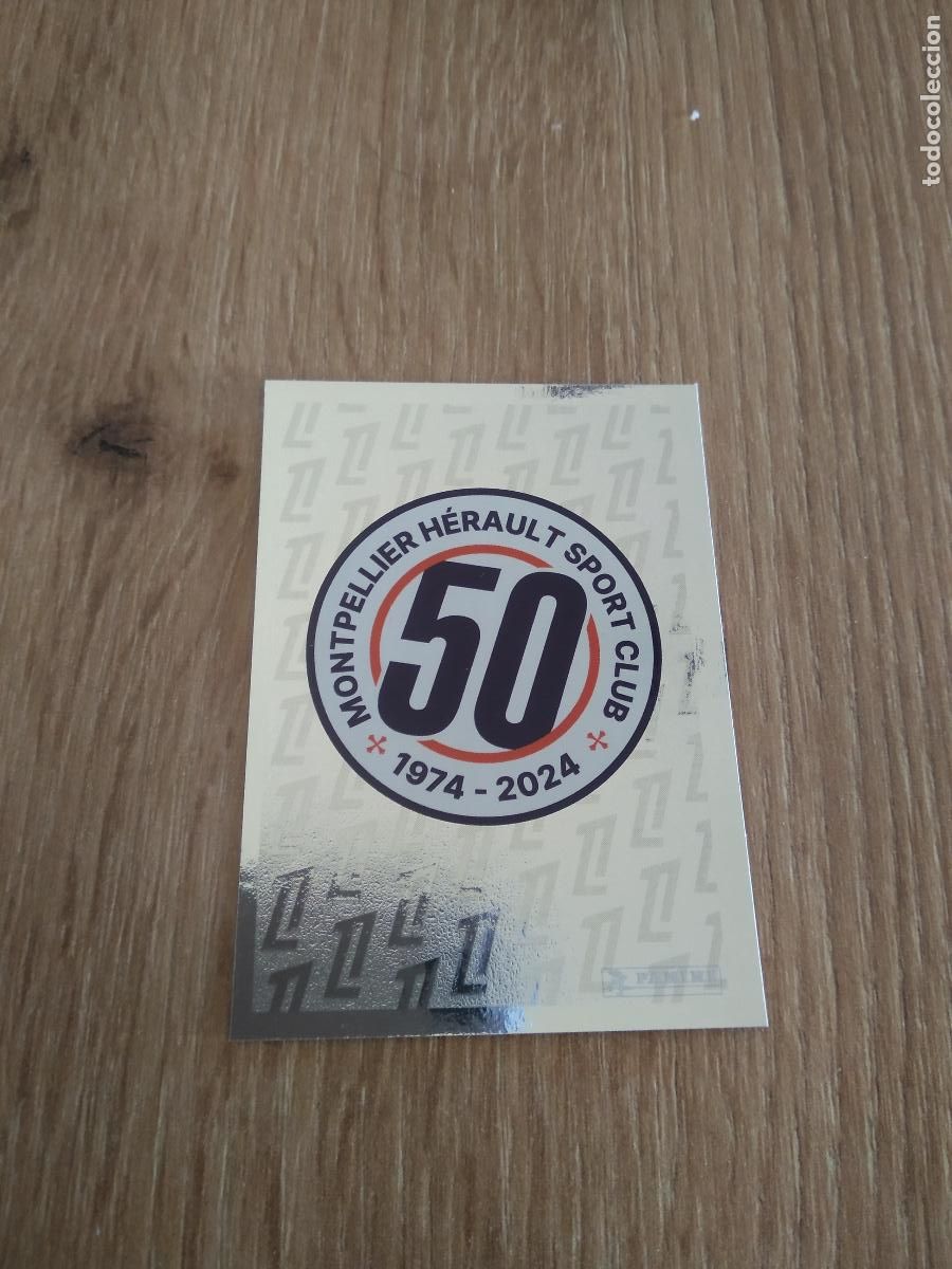 Cromos de F&uacute;tbol: 266 ESCUDO MONTPELLIER CROMO FUTBOL PANINI LIGUE 1 FOOT 24-25 LIGA FRANCIA 2024-2025