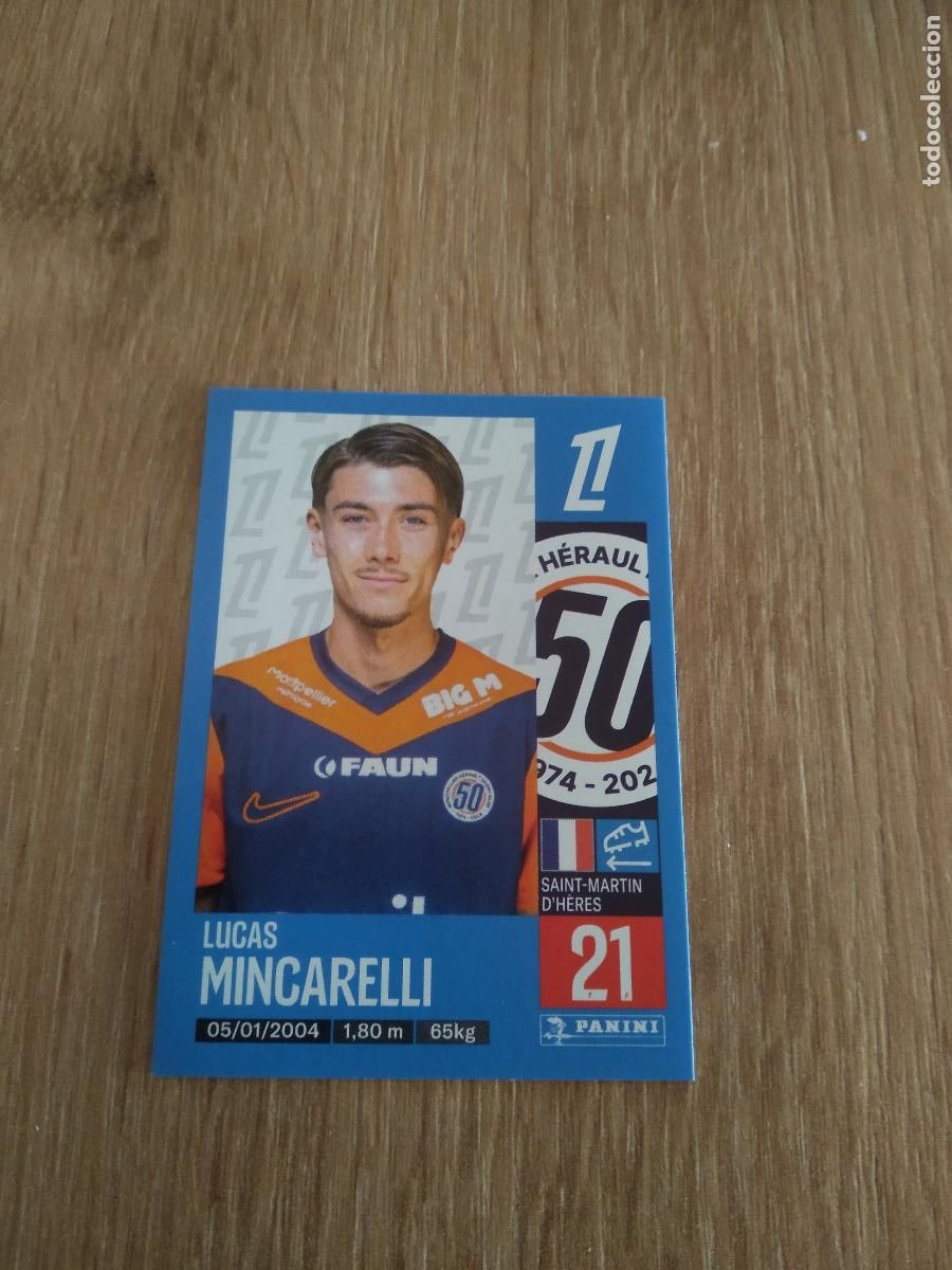 Cromos de F&uacute;tbol: 271 MINCARELLI MONTPELLIER CROMO FUTBOL PANINI LIGUE 1 FOOT 24-25 LIGA FRANCIA 2024-2025