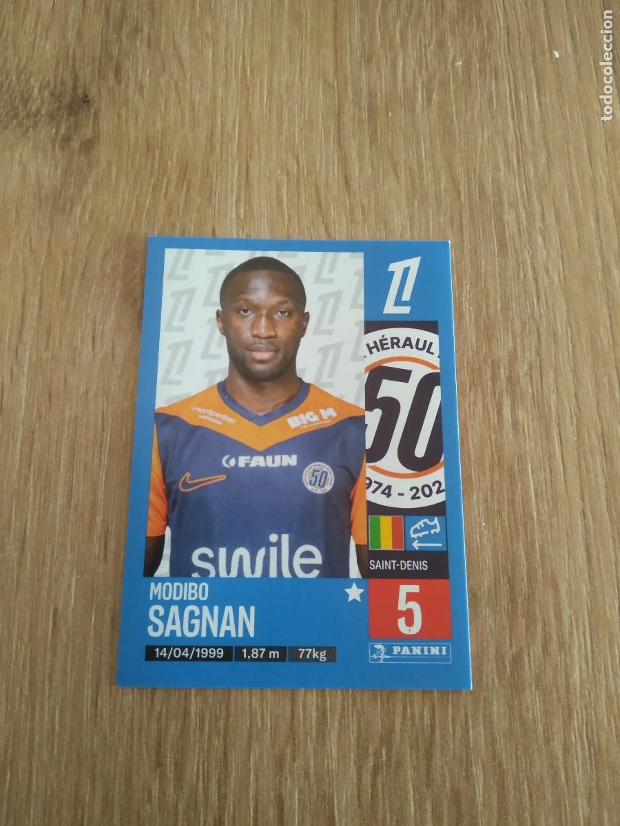 Cromos de F&uacute;tbol: 274 MODIBO SAGNAN MONTPELLIER CROMO FUTBOL PANINI LIGUE 1 FOOT 24-25 LIGA FRANCIA 2024-2025