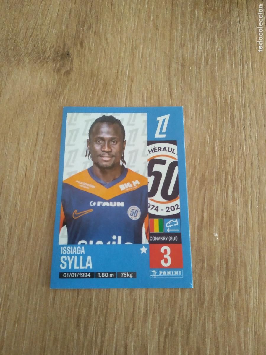 Cromos de F&uacute;tbol: 275 ISSIAGA SYLLA MONTPELLIER CROMO FUTBOL PANINI LIGUE 1 FOOT 24-25 LIGA FRANCIA 2024-2025