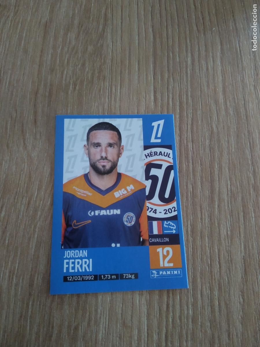 Cromos de F&uacute;tbol: 280 JORDAN FERRI MONTPELLIER CROMO FUTBOL PANINI LIGUE 1 FOOT 24-25 LIGA FRANCIA 2024-2025