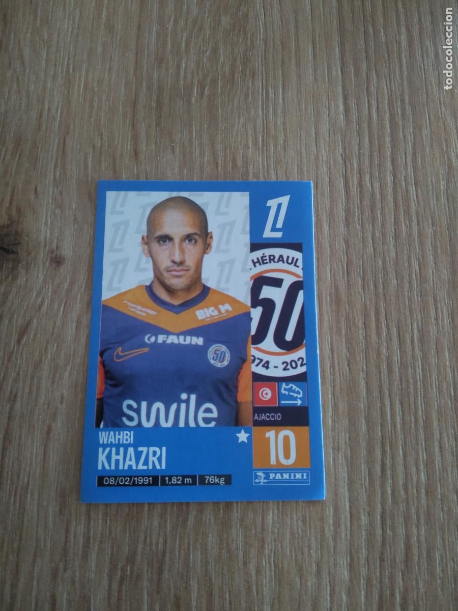 Cromos de F&uacute;tbol: 281 WAHBI KHAZRI MONTPELLIER CROMO FUTBOL PANINI LIGUE 1 FOOT 24-25 LIGA FRANCIA 2024-2025