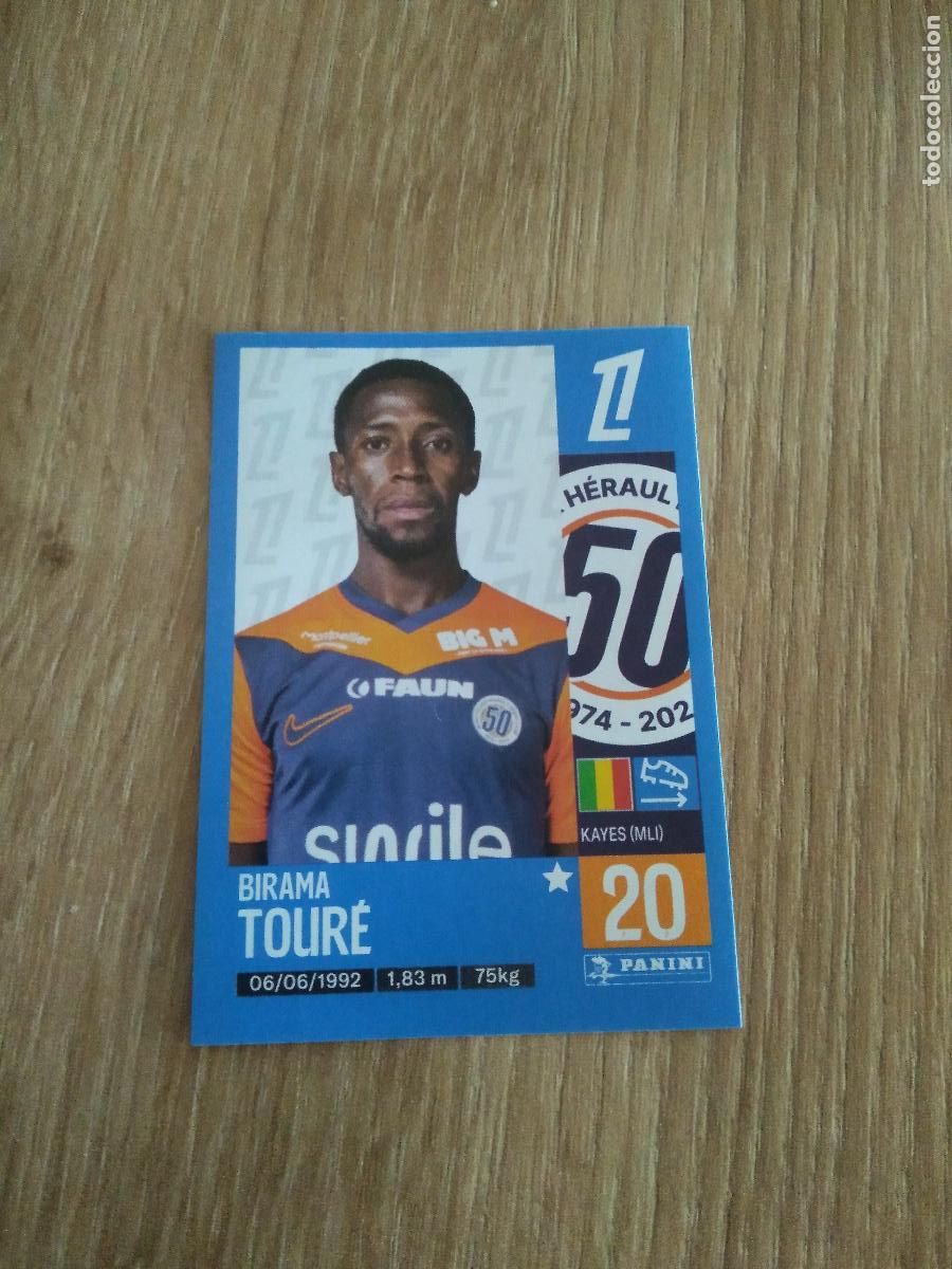 Cromos de F&uacute;tbol: 284 BIRAMA TOURE MONTPELLIER CROMO FUTBOL PANINI LIGUE 1 FOOT 24-25 LIGA FRANCIA 2024-2025