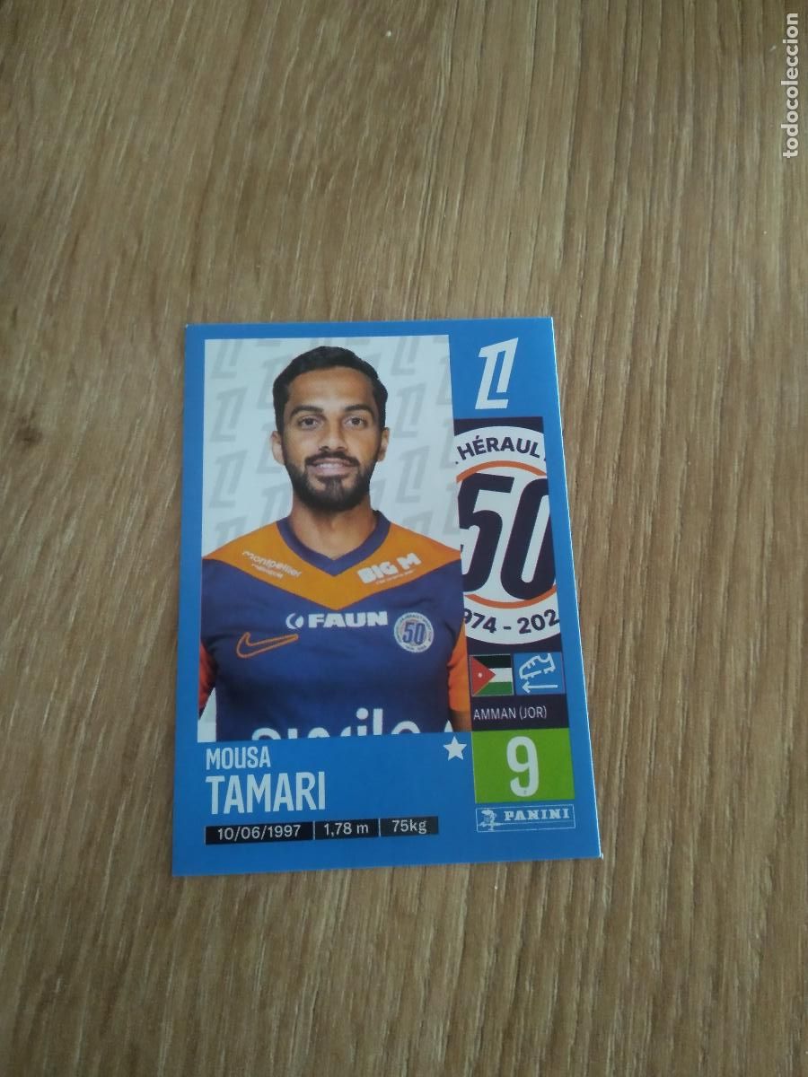 Cromos de F&uacute;tbol: 290 MOUSA TAMARI MONTPELLIER CROMO FUTBOL PANINI LIGUE 1 FOOT 24-25 LIGA FRANCIA 2024-2025
