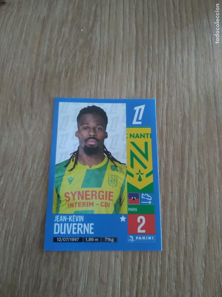 Cromos de Futebol: 300 JEAN-KEVIN DUVERNE NANTES CROMO FUTBOL PANINI LIGUE 1 FOOT 24-25 LIGA FRANCIA 2024-2025