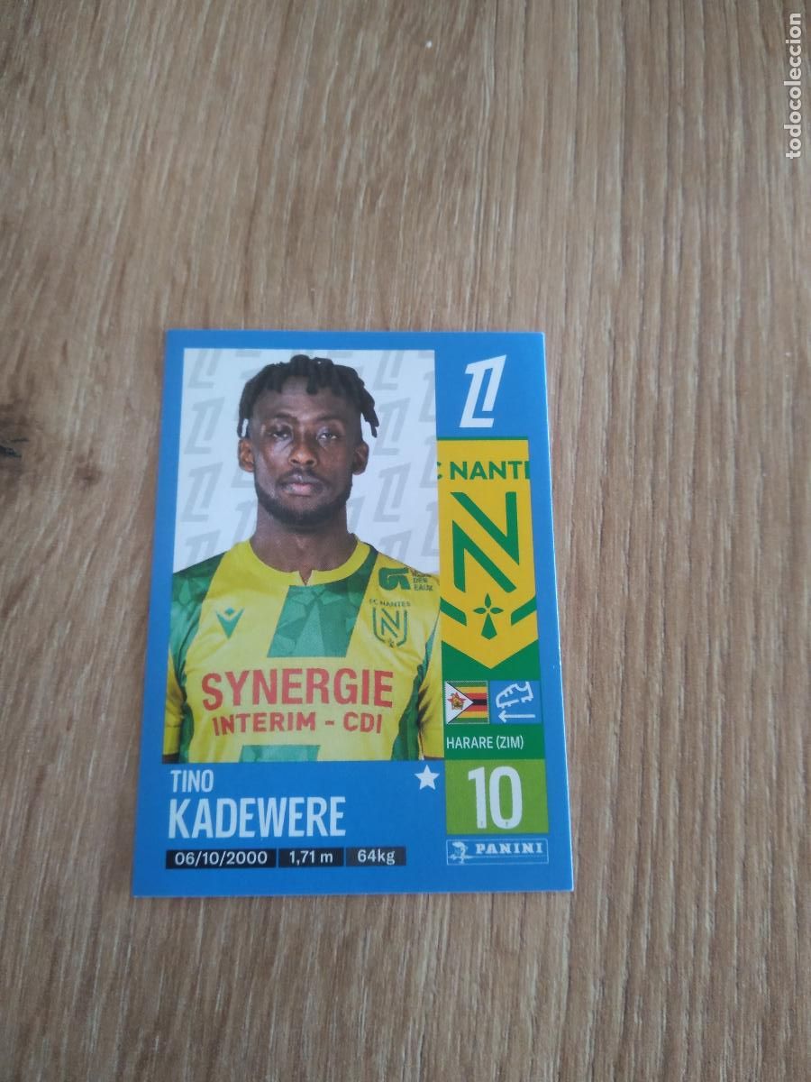 Fu&szlig;ball-Sticker: 313 TINO KADEWERE NANTES CROMO FUTBOL PANINI LIGUE 1 FOOT 24-25 LIGA FRANCIA 2024-2025