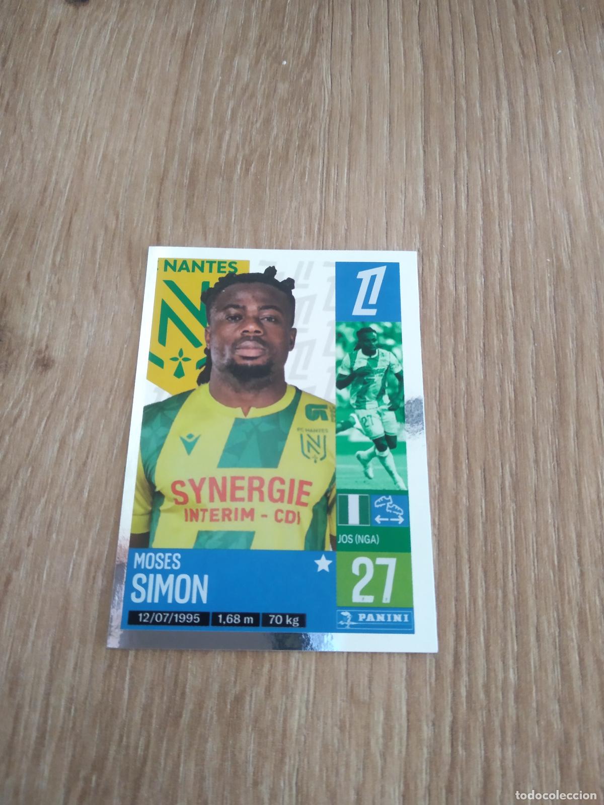 Fu&szlig;ball-Sticker: 315 MOSES SIMON NANTES CROMO FUTBOL PANINI LIGUE 1 FOOT 24-25 LIGA FRANCIA 2024-2025