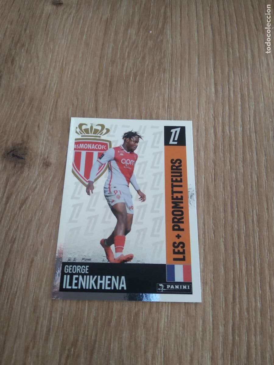 Fu&szlig;ball-Sticker: 317 ILENIKHENA MONACO CROMO FUTBOL PANINI LIGUE 1 FOOT 24-25 LIGA FRANCIA 2024-2025