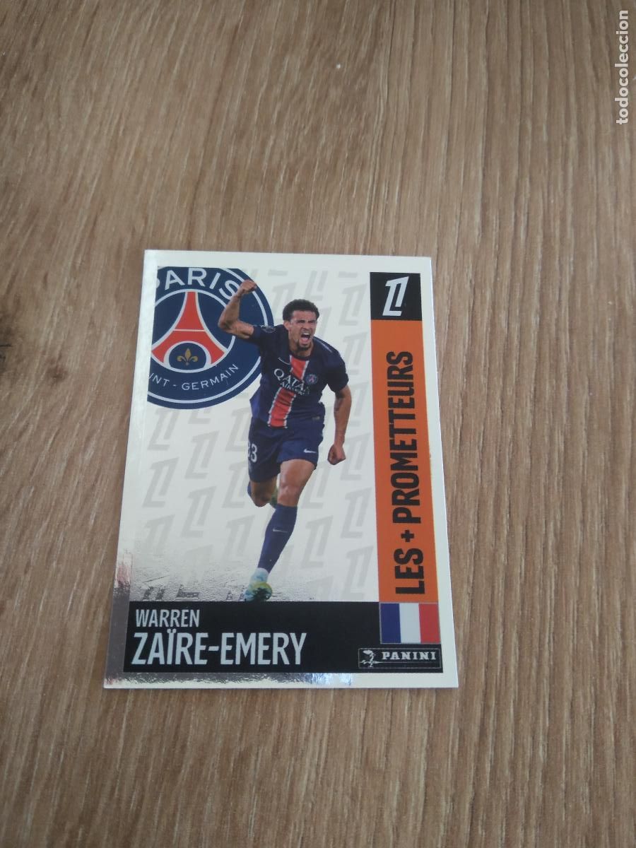 Fu&szlig;ball-Sticker: 318 ZAIRE-EMERY PARIS SAINT GERMAIN CROMO FUTBOL PANINI LIGUE 1 FOOT 24-25 LIGA FRANCIA 2024-2025
