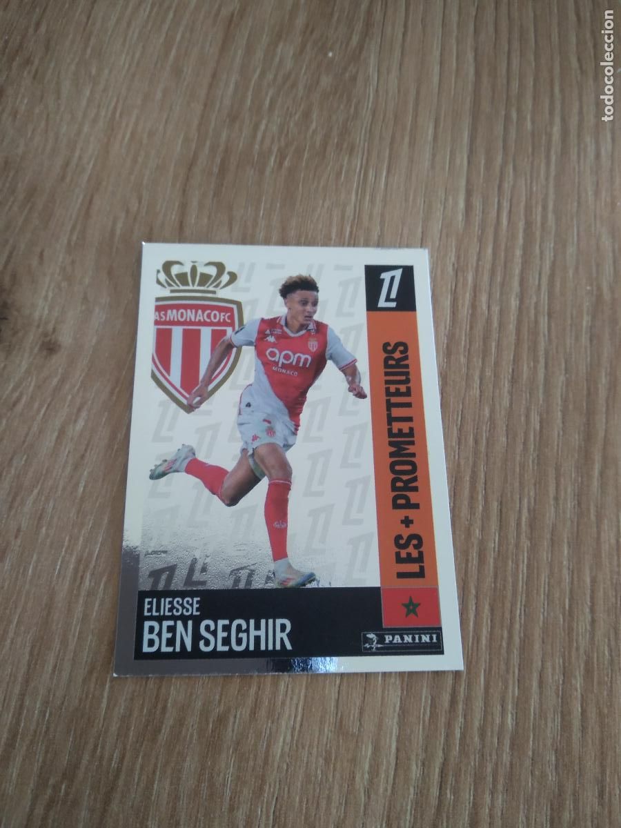 Fu&szlig;ball-Sticker: 323 BEN SEGHIR MONACO CROMO FUTBOL PANINI LIGUE 1 FOOT 24-25 LIGA FRANCIA 2024-2025