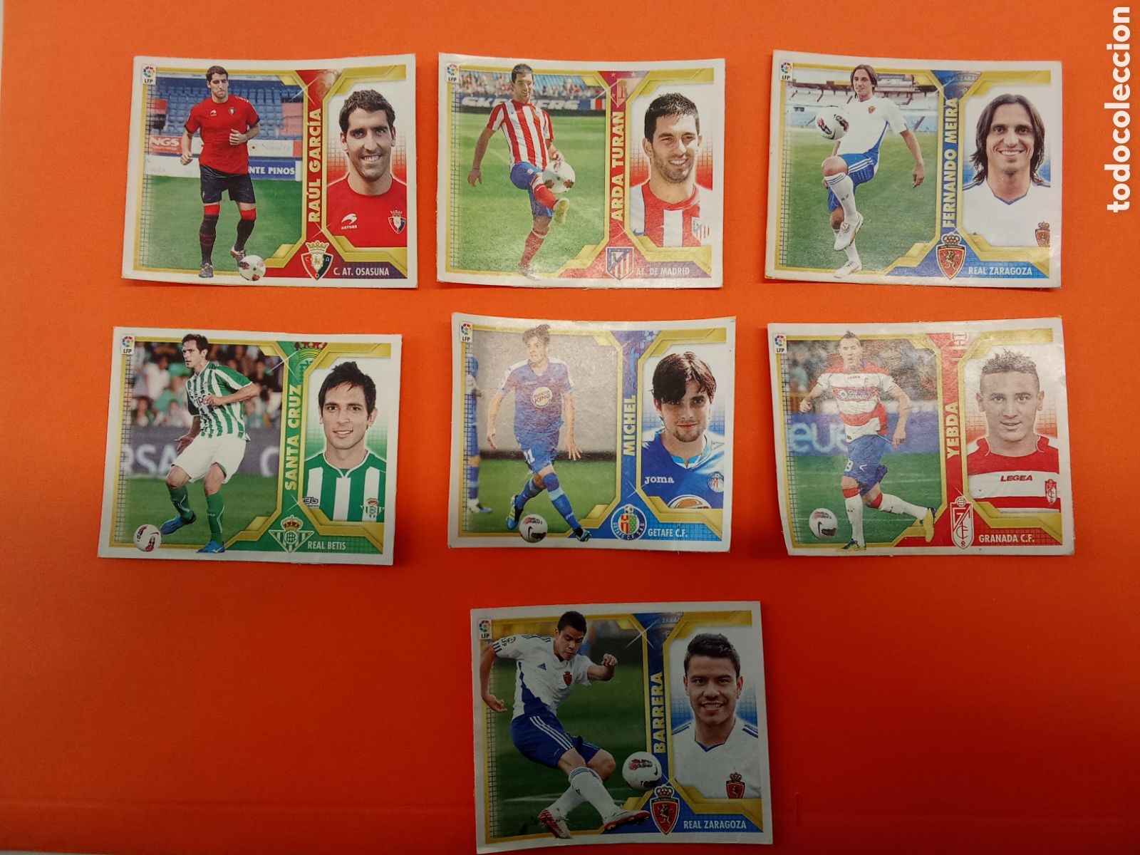 Cromos de F&uacute;tbol: LOTE DE FICHAJES LIGA ESTE 11 12 2011 2012 DESPEGADOS