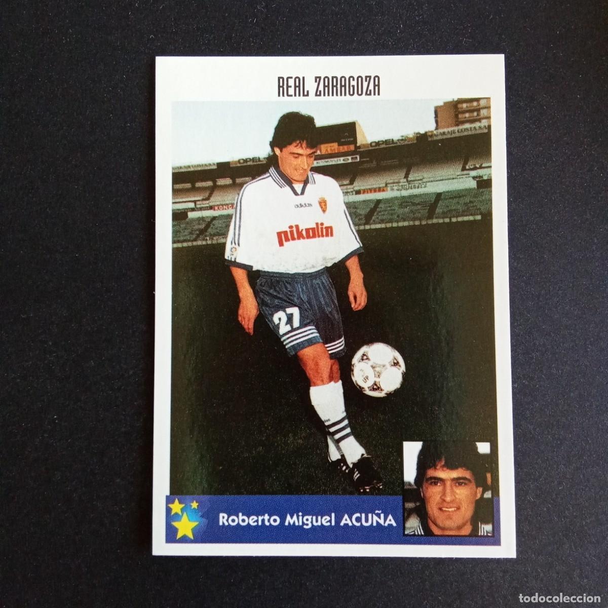 Cromos de Futebol: LOS MEJORES EQUIPOS DE EUROPA 1997 1998 97 98 PANINI 287 ACU&Ntilde;A ZARAGOZA SIN PEGAR